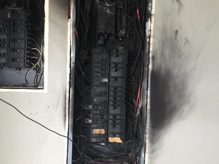 Burned Electric Panel